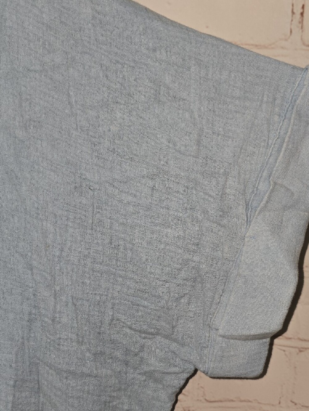 Umgee Light Denim Mineral Wash Gauze Cotton Lagenlook Tunic Boho Coastal NWT - Picture 6 of 16